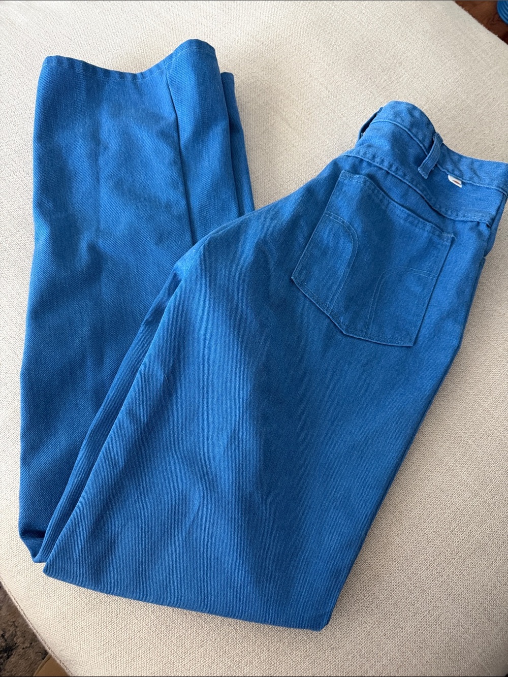 Dickies Light Blue Denim Top with Logo Tag size 31x34